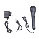 Klávesy 328-06 s mikrofónom čierne